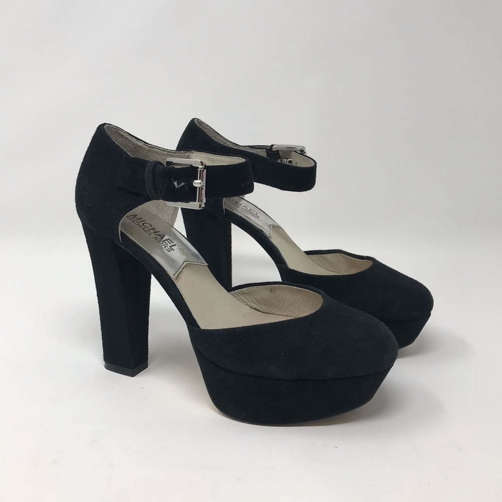 MICHAEL Michael Kors Sierra Suede Platform Heel 6